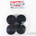 田宫 84272 RC 黑色拉力碟轮 4 件（26 毫米宽，偏移 +2）