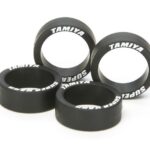 田宫 95323 1/32 迷你四驱车 Super Hard Low Profile Tire (Black)