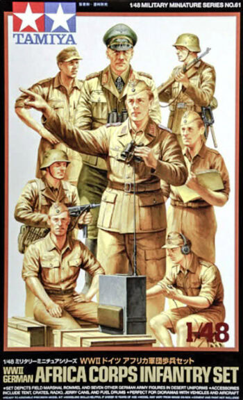 田宫 32561 1/48 二战 德国 非洲师团步兵套装 - 图片 2