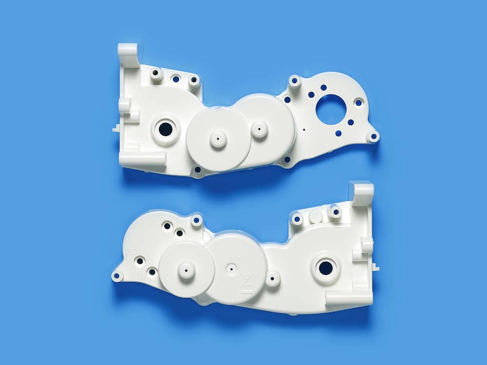 Tamiya-1-10-RC-WR-02CB-A-PARTS-GEARBOX-WHITE-47403 田宫 47403 WR-02CB A部件 (齿轮箱) (白色) - 图片 1