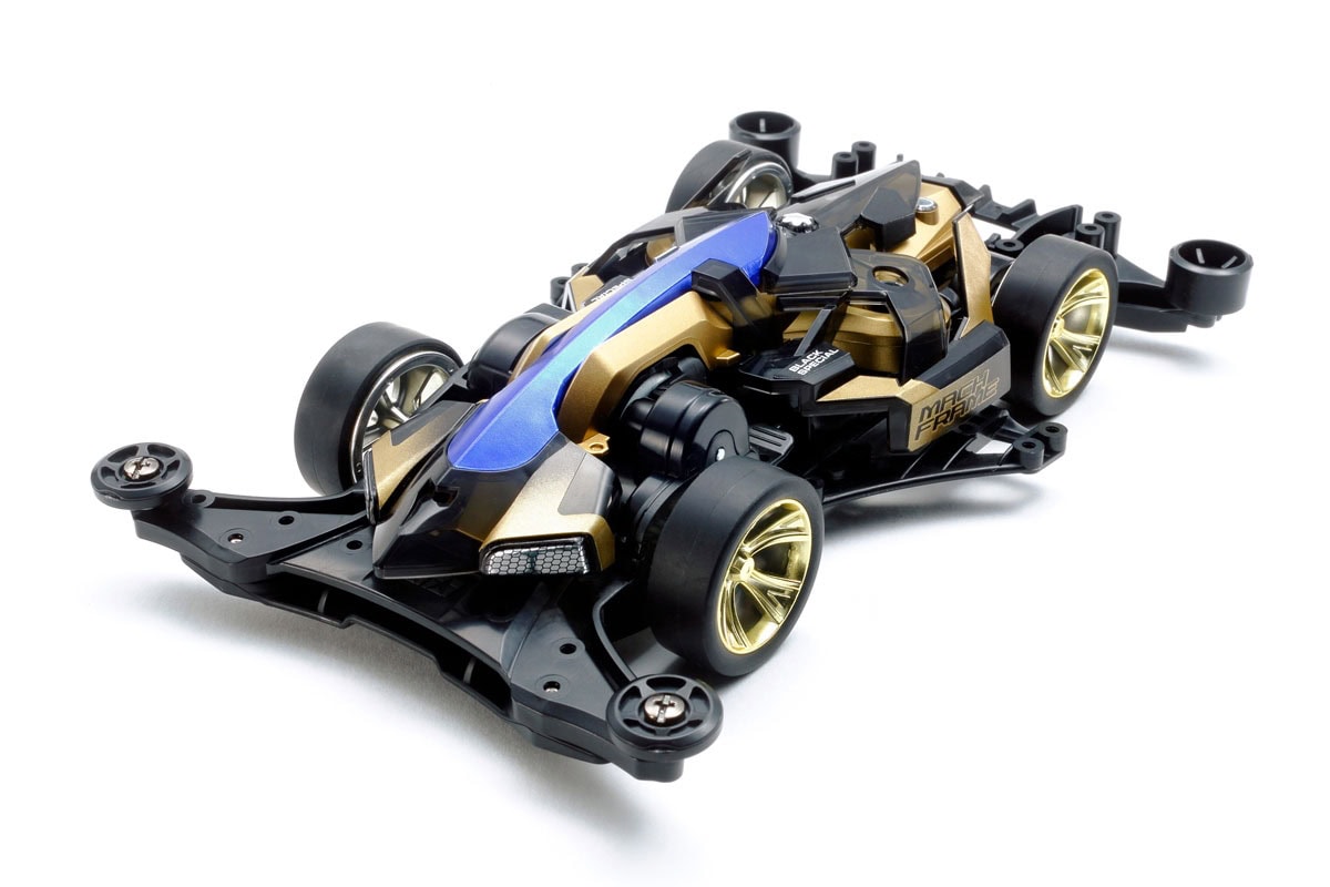 Tamiya-95587-Mach-Frame-Black-Special 田宫 95587 1/32 迷你四驱车 机械骨架 Mach Frame 黑色特别版 (FM-A底盘) - 图片 1