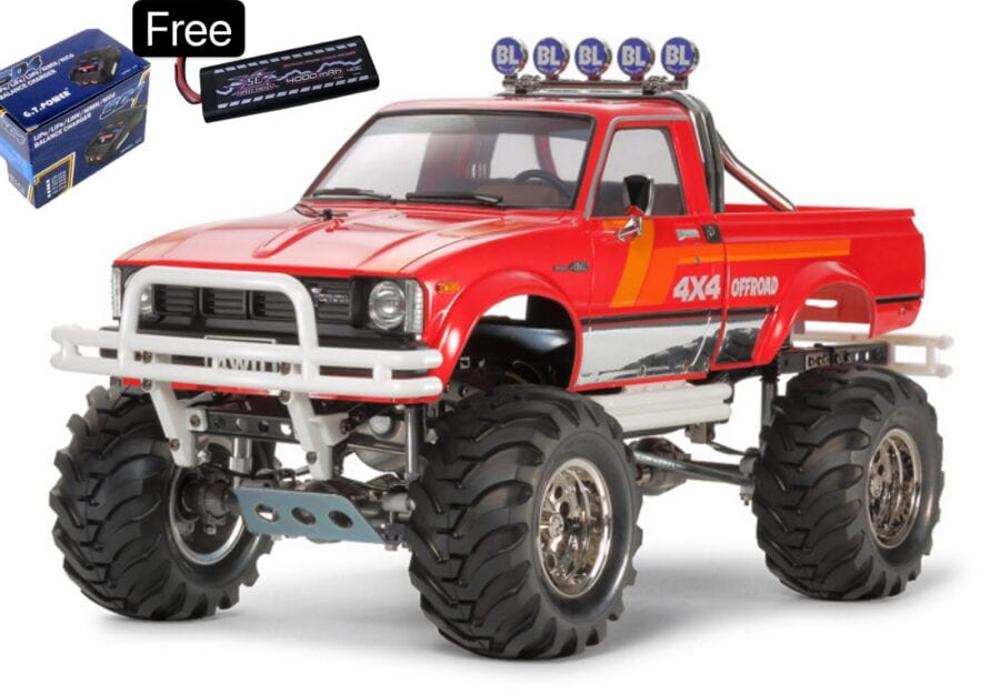 田宫 47394 1/10 RC遥控车 丰田 4x4 皮卡车 海拉克斯 登山者 - 图片 5