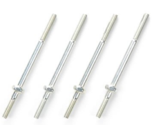 田宫 94809 AO-1024 2x38mm 螺纹轴(4pcs.) - 图片 2