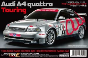 田宫 47414 1/10 RC遥控车 奥迪A4 quattro 房车赛制式 (TT-01E底盘) - 图片 2