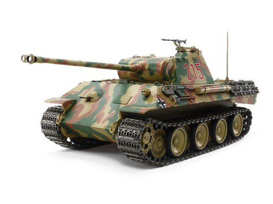 b_56605 田宫 56605 1/25 RC遥控坦克 德国 豹A坦克 (带遥控器) - 图片 1