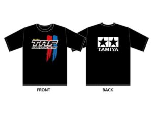 田宫 67293-67296 Tamiya Racing Factory 速乾T恤 条纹造型A 黑色 (S-XL) - 图片 2