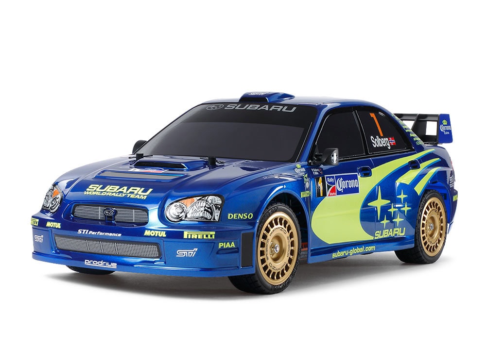 top-1 田宫 47372 1/10 RC遥控车 斯巴鲁 翼豹 墨西哥拉力赛 2004 (TT-01 Type-E底盘) - 图片 1