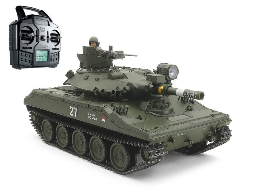 田宫 56043 1/16 RC遥控坦克 美国 M551谢里登轻坦克 全配置套装 - 图片 4