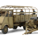 田宫 32410 1/35 德国 3.5吨卡车 AHN 带3.7厘米高射炮37型