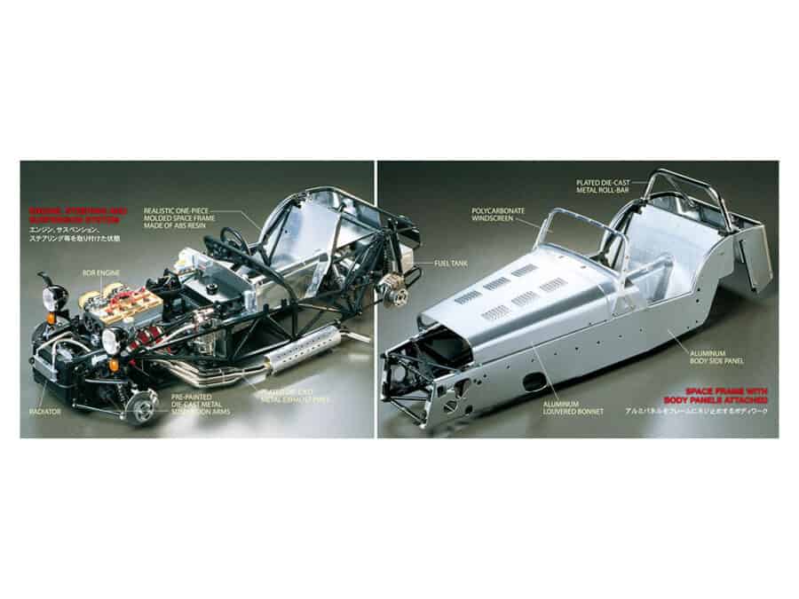 田宫 10204 1/12 凯特汉姆 Super 7 BDR 完成品模型 - 图片 4