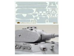 田宫 12649 1/35 德军 虎皇重坦克 (保时捷砲塔) Zimmerit抗磁涂层贴纸