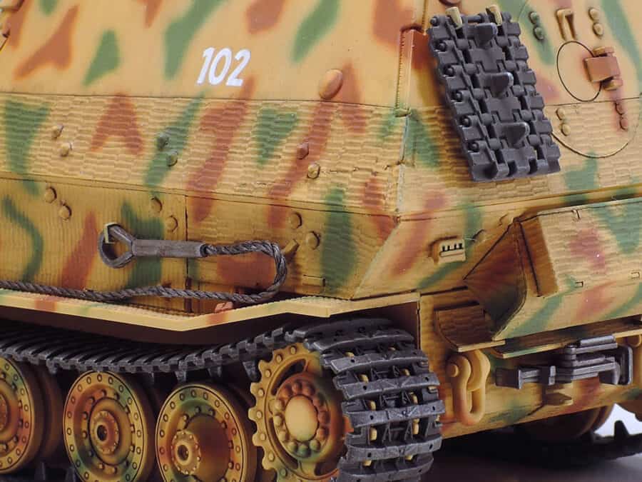 田宫 12671 1/48 德军 象式重坦克 Zimmerit抗磁涂层贴纸 - 图片 2