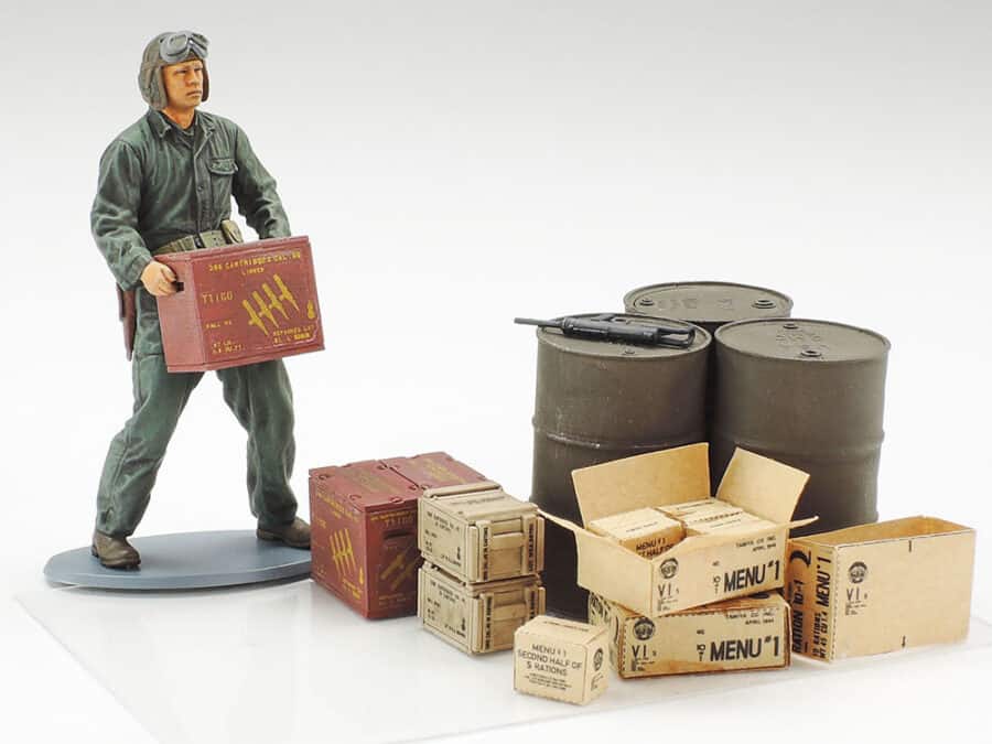 田宫 12689 1/35 美军 10合1口粮用纸箱 (二战) - 图片 4