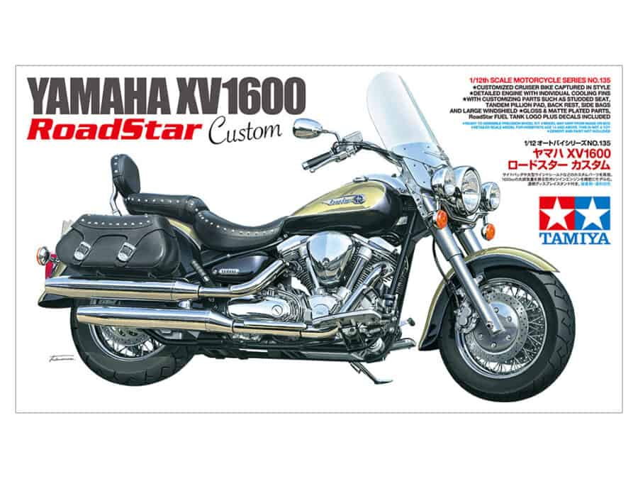 田宫 14135 1/12 雅马哈 XV1600 公路明星改装版 - 图片 2