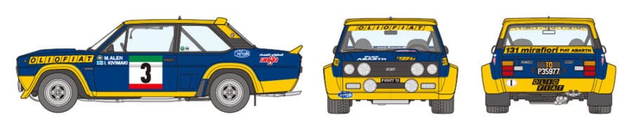 田宫 20069 1/20 菲亚特131 Abarth 拉力赛 Olio Fiat - 图片 7