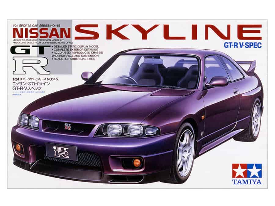 田宫 24145 1/24 日产 天际线 GT-R V.Spec - 图片 2