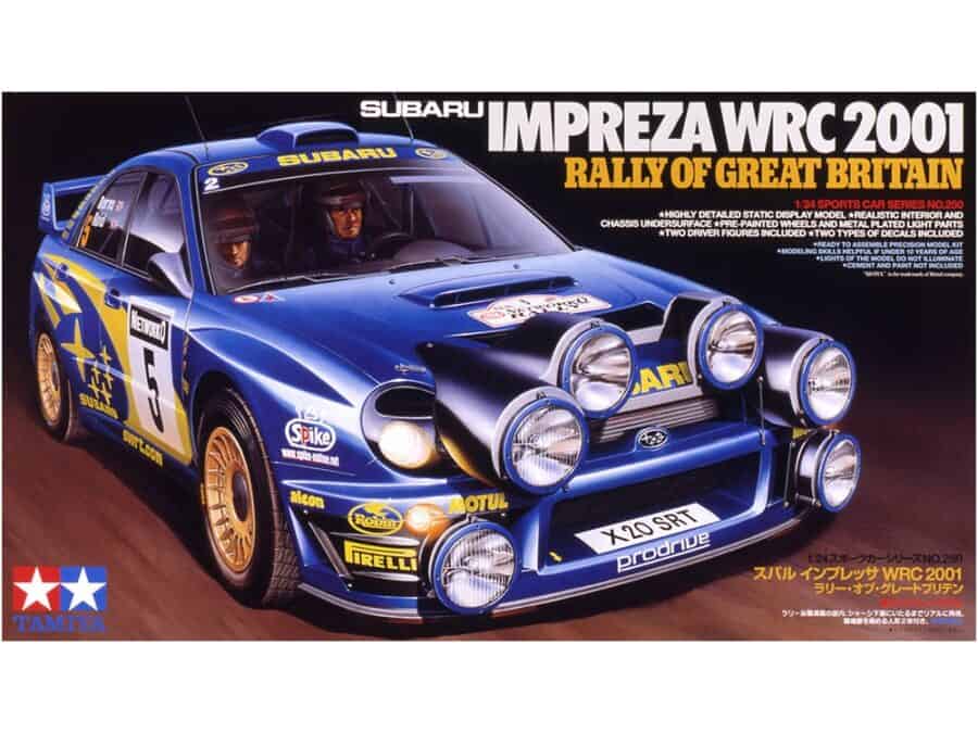 田宫 24250 1/24 斯巴鲁 翼豹 WRC 2001（英国拉力赛） - 图片 2