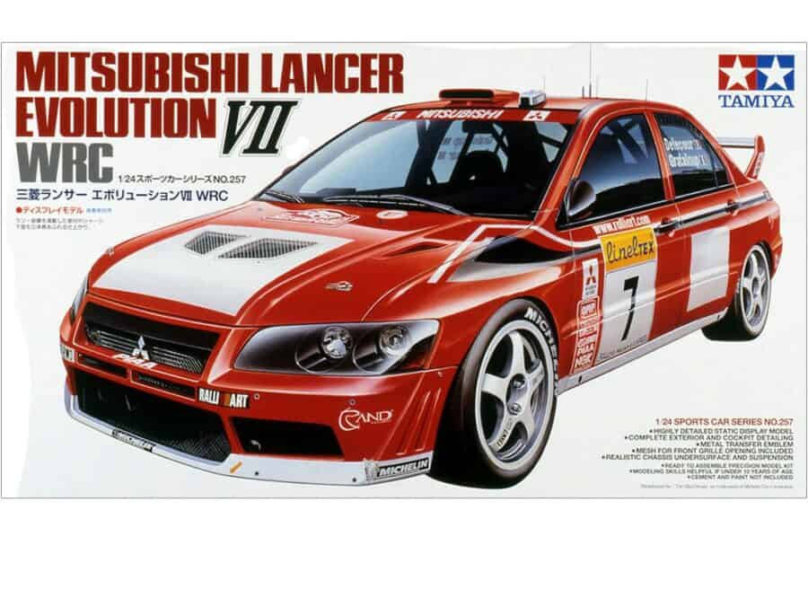 田宫 24257 1/24 三菱 蓝瑟进化 VII WRC - 图片 2