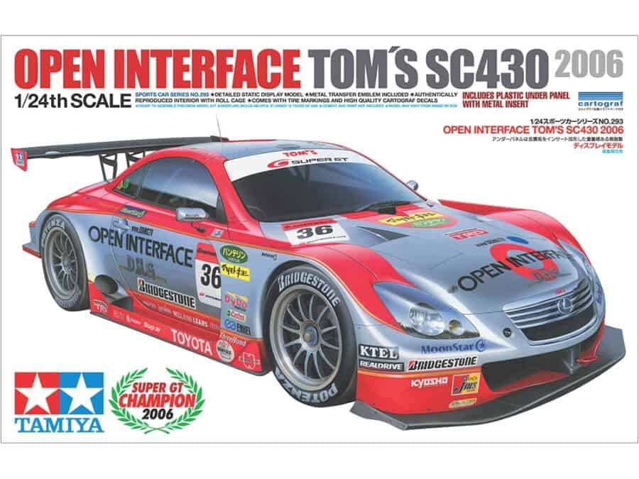 田宫 24293 1/24 开放接口 Tom's SC430 - 图片 2