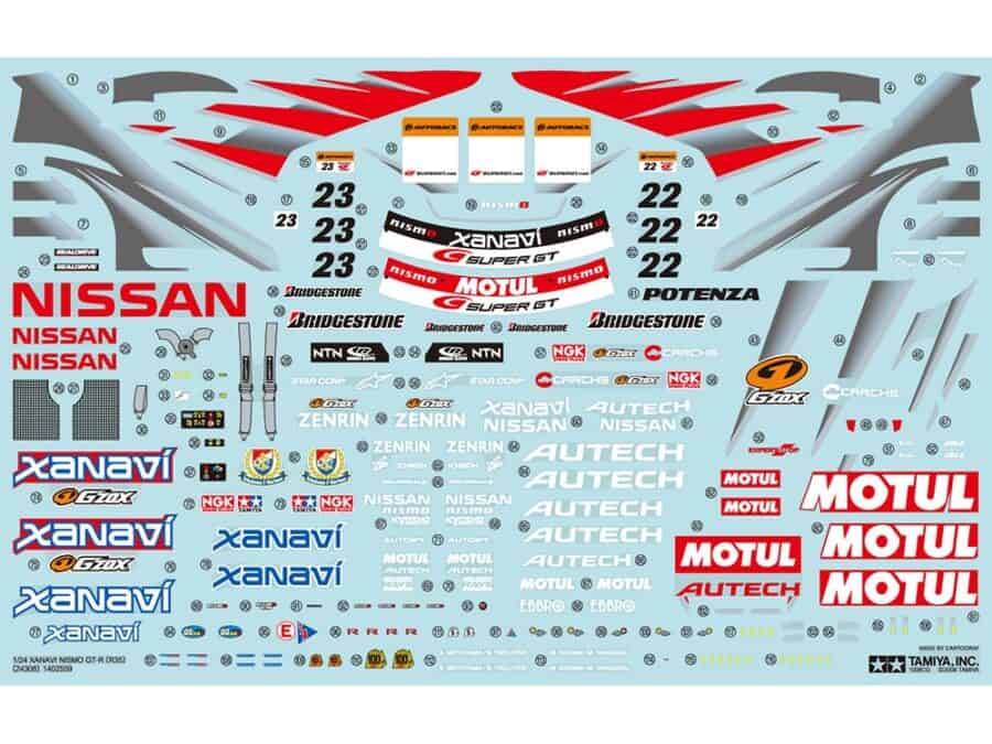 田宫 24308 1/24 Xanavi NISMO GT-R（R35） - 图片 8