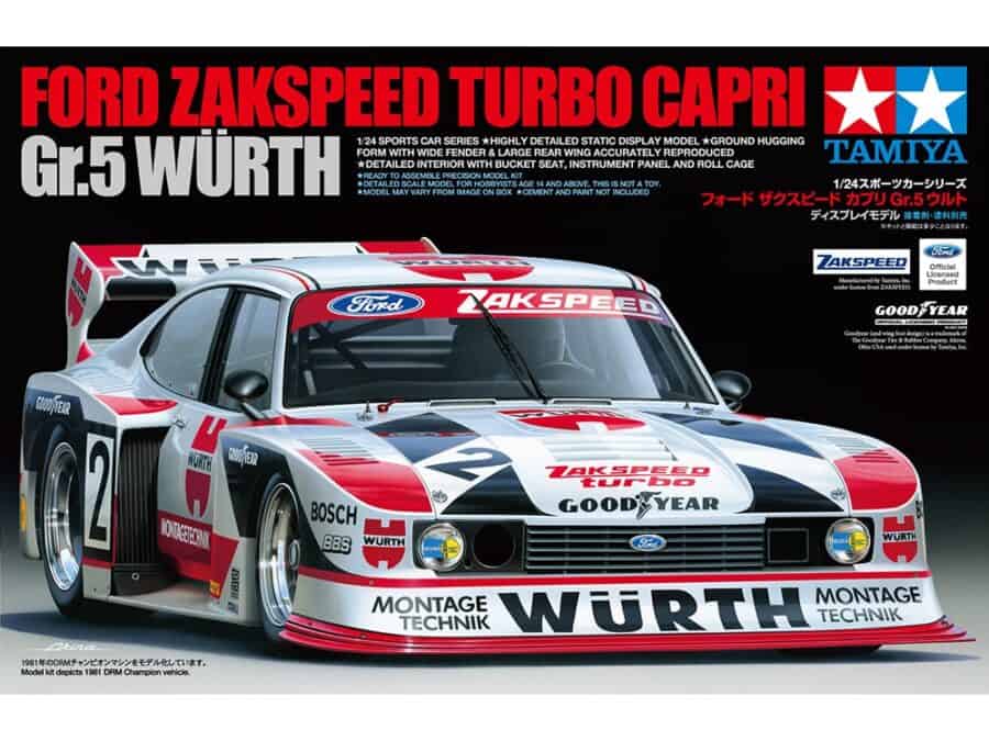 田宫 24329 1/24 福特 Zakspeed Turbo Capri Gr.5 Würth - 图片 2