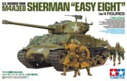 田宫 25175 1/35 美国 M4A3E8 谢尔曼坦克“Easy Eight”（带4人偶） - 图片 2