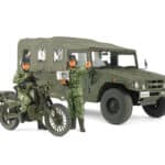 田宫 25188 1/35 日本陆上自卫队 摩托车 和 高机动车 套装