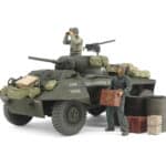 田宫 25196 1/35 美国 M8灰狗装甲车 战斗巡逻队套装