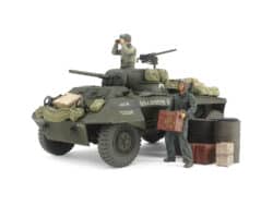 田宫 25196 1/35 美国 M8灰狗装甲车 战斗巡逻队套装