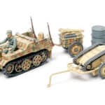 田宫 32502 1/48 德军 SdKfz.2 半履带摩托车 带推车和歌利亚车辆