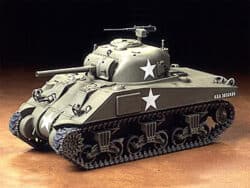 田宫 32505 1/48 美国 M4谢尔曼中坦克 初期型
