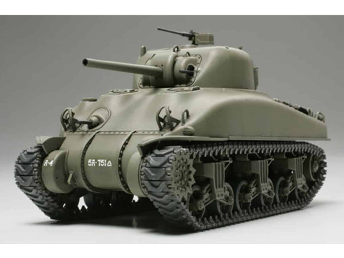 32523_1a 田宫 32523 1/48 美国 M4A1谢尔曼坦克 - 图片 1
