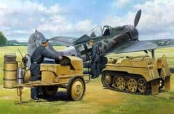 田宫 32533 1/48 德国 飞机电源车 和 SdKfz.2 半履带摩托车 套装 - 图片 2