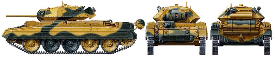 田宫 32541 1/48 英国 十字军Mk.I/II巡航坦克 - 图片 4