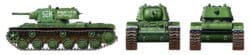 田宫 32545 1/48 苏联 KV-1重坦克 (增加装甲型) - 图片 3