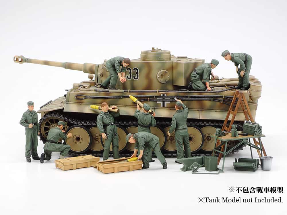 32547_1a 田宫 32547 1/48 二战德国 坦克乘员现场维护套装 - 图片 1