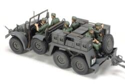 田宫 32580 1/48 德国 6轮拖车Kfz.69 带3.7厘米18/36/37/43年式高射炮 - 图片 3