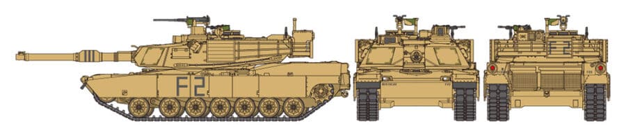 田宫 32592 1/48 美军 M1A2艾布拉姆斯主战坦克 - 图片 9