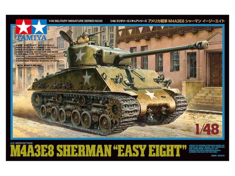 田宫 32595 1/48 美国 M4A3E8谢尔曼中坦克“易八” - 图片 2