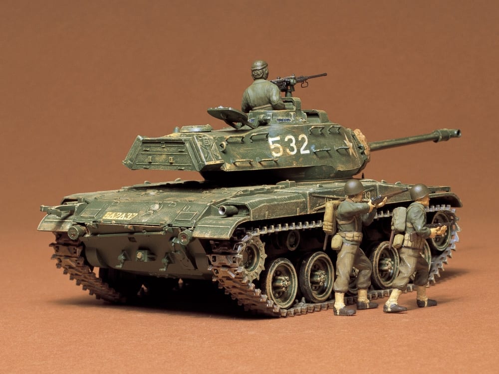 35055_1 田宫 35055 1/35 美国 M41轻型坦克 华克猛犬 - 图片 1