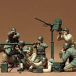 田宫 35086 1/35 美国 机关枪和迫击炮队