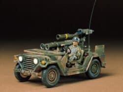 田宫 35125 1/35 美国 M151A2 带陶式导弹发射器