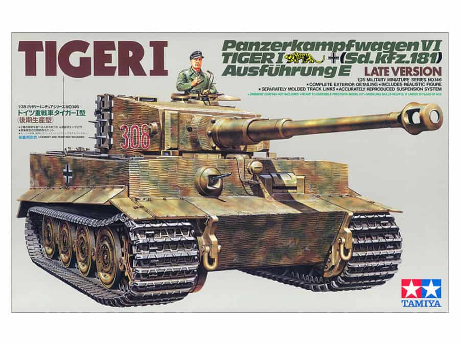 田宫 35146 1/35 德国 虎I重坦克 后期生产型 - 图片 2