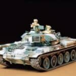 田宫 35168 1/35 日本陆上自卫队 74式坦克 冬季装备