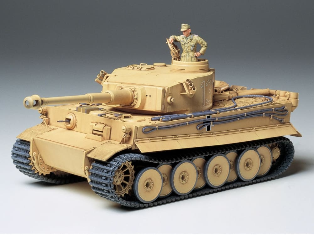 35227_1 田宫 35227 1/35 德国 虎I重坦克 极初期生产型 (非洲规格) - 图片 1