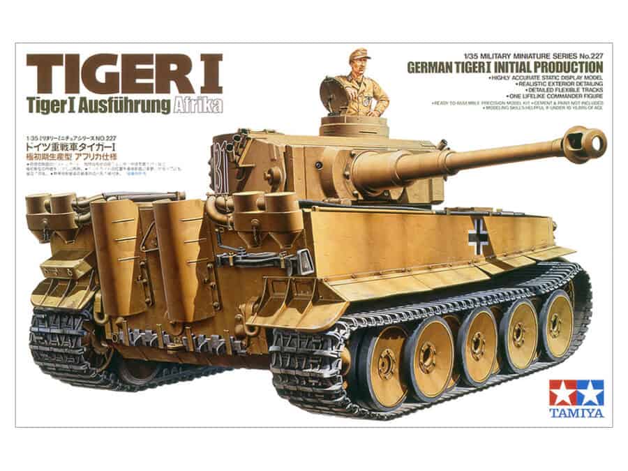 田宫 35227 1/35 德国 虎I重坦克 极初期生产型 (非洲规格) - 图片 2