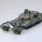 田宫 35236 1/35 日本陆上自卫队 90式坦克 带扫雷滚轮