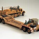 田宫 35246 1/35 德国 18吨重型半履带车“FAMO” 和 坦克运输车 Sd.ah.116
