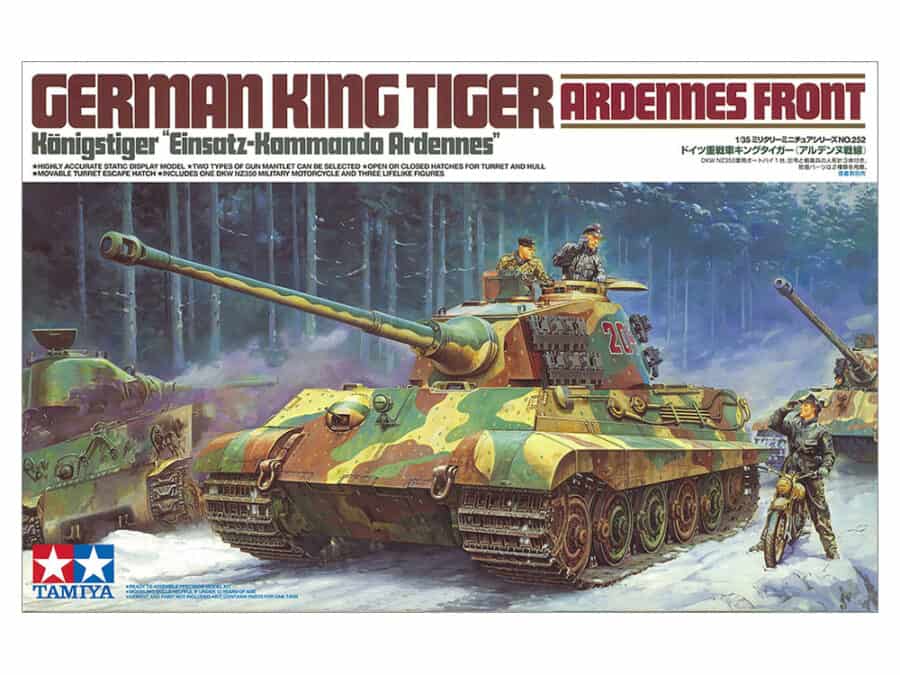 田宫 35252 1/35 德国 虎王坦克 (阿登战线) - 图片 2