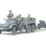 田宫 35259 1/35 德军 克虏伯牵引车 37厘米反坦克炮牵引型